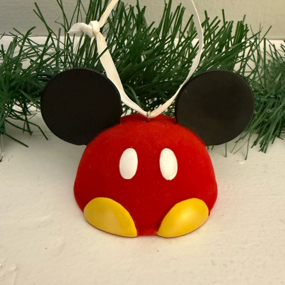 Disney Parks Classic Red Mickey Mouse Ear Hat Ornament